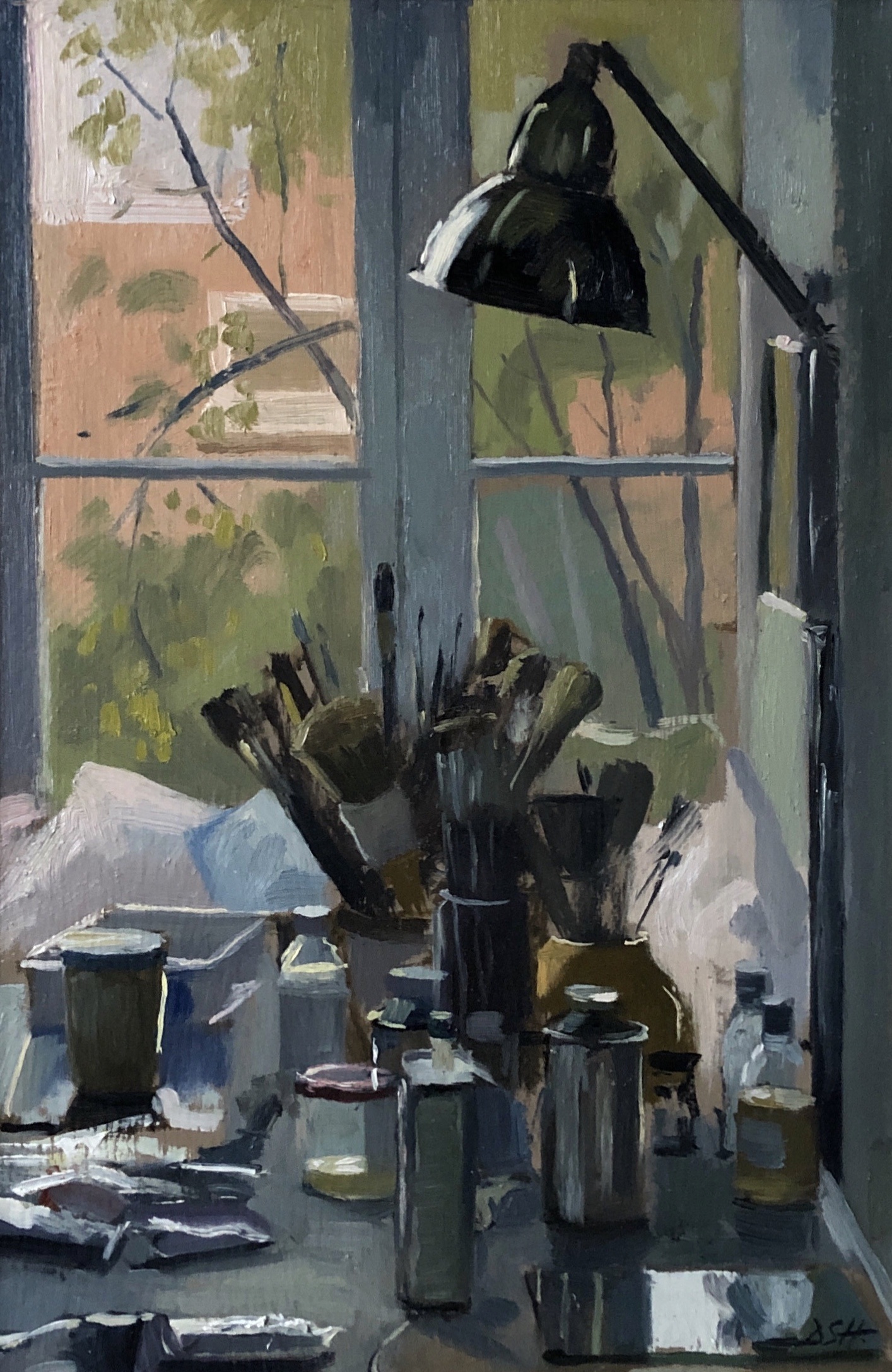 Daisy has been awarded The Gordon Hulson Memorial Prize by the Royal Society of British Artists for her painting 'Studio Contre-Jour'.  This prize recognizes excellence in draughtsmanship, variety and exploration.
