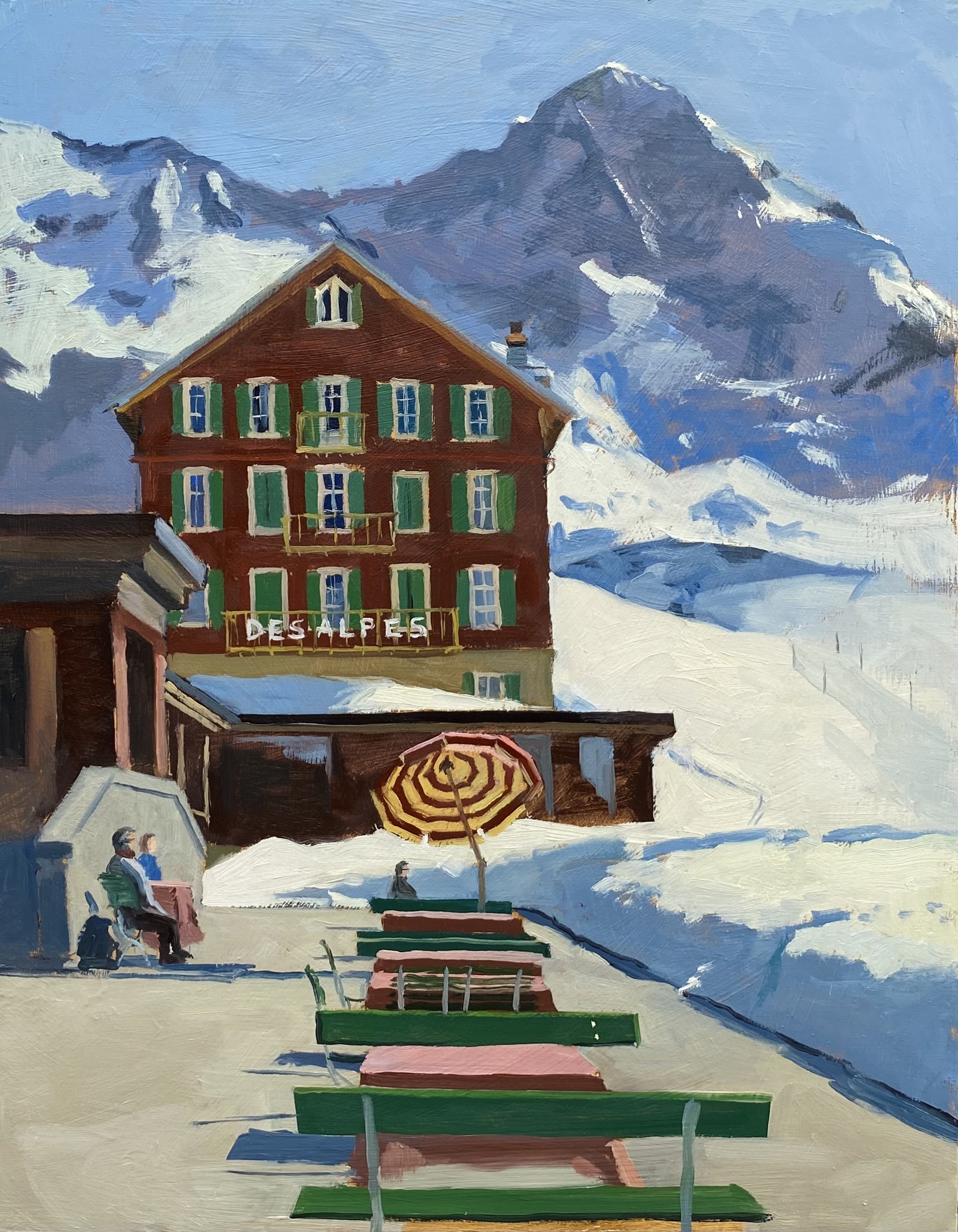 Solo Exhibition ‘From London to the Alps’ at The Portland Gallery