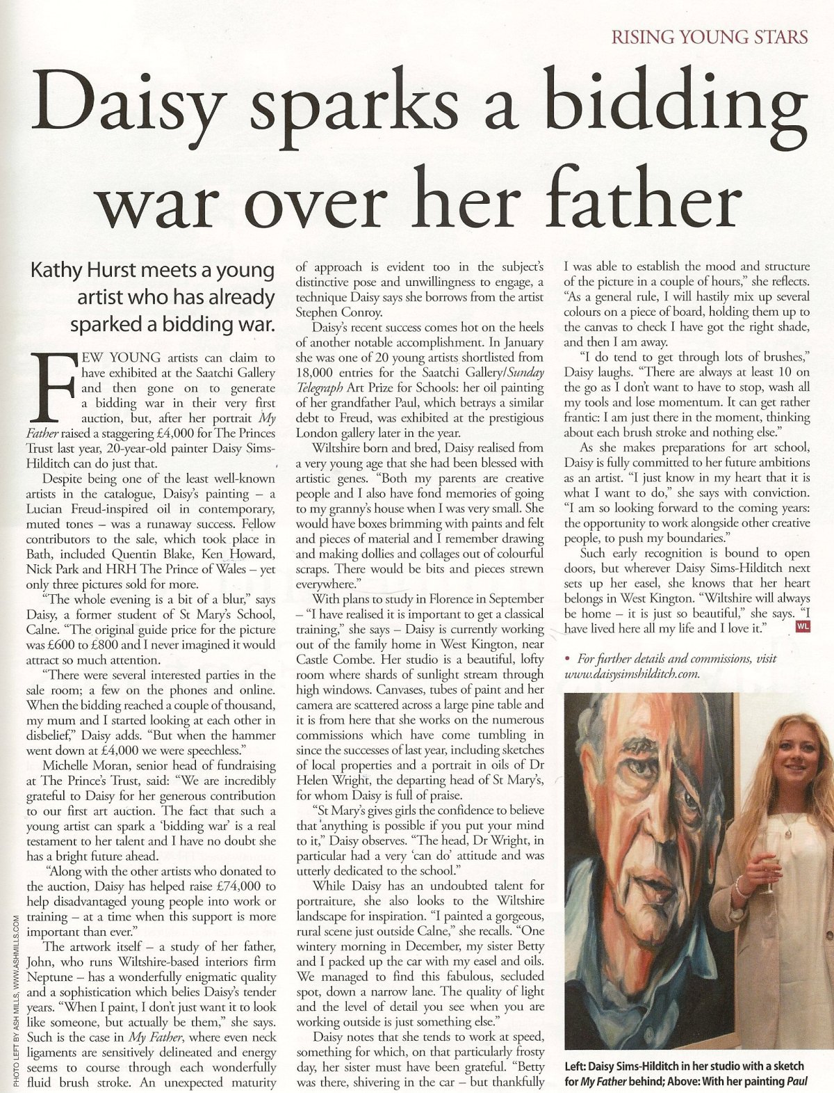 Wiltshire Life, The Princess Trust Auction