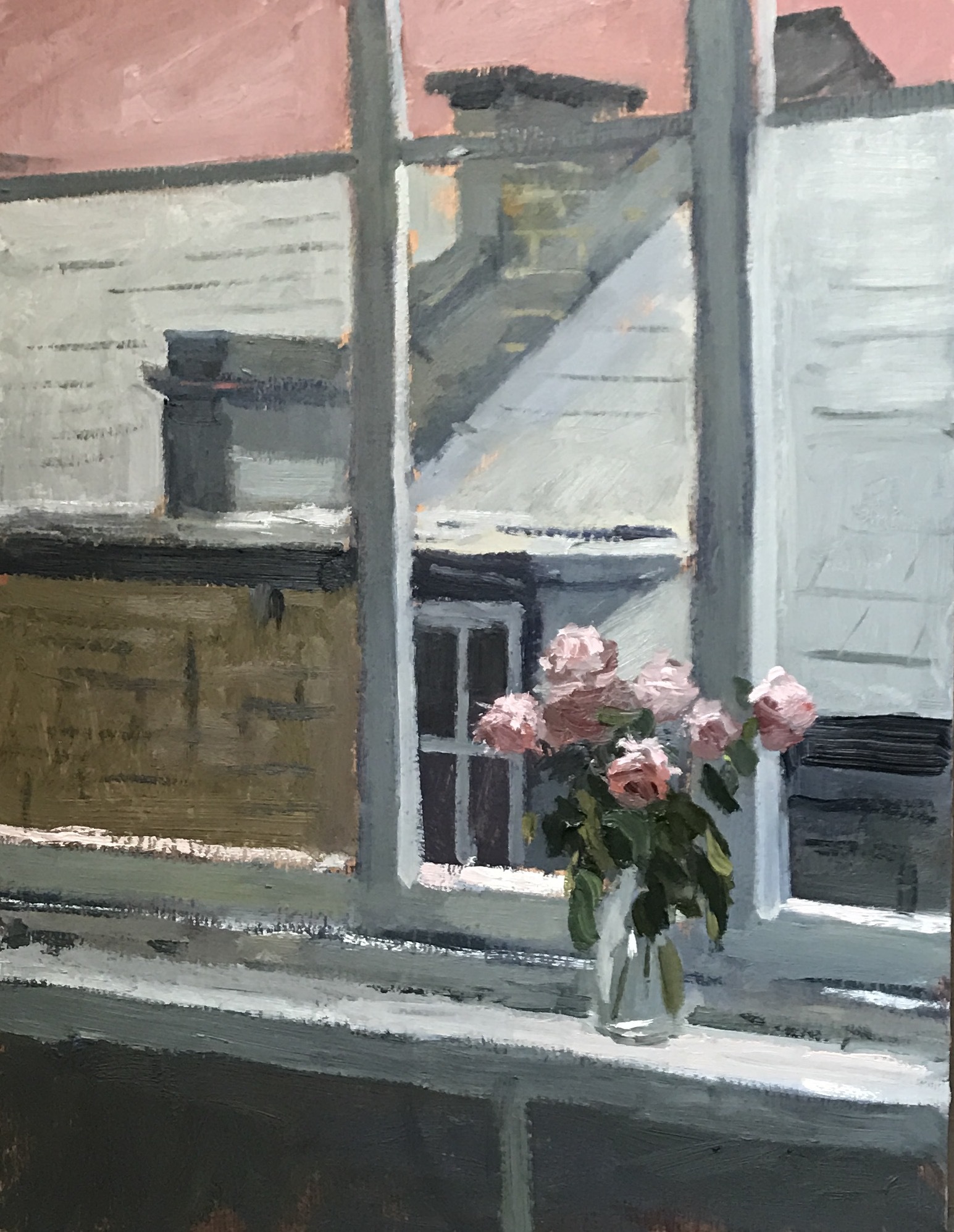 Sunday afternoon Studio windowsill
