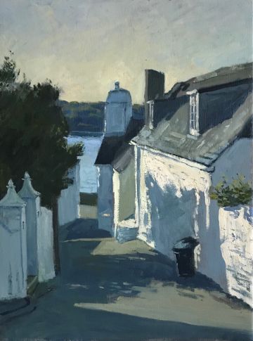 Early Morning Light above St Mawes Church