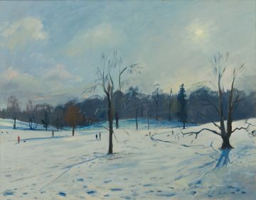 Morning Light, Snow at Kenwood House