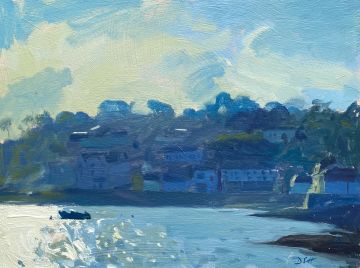 St Mawes Harbour, evening impression