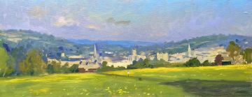 Spring morning, buttercups on Bathwick Fields