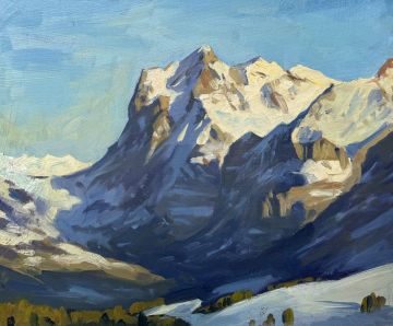 Morning Light on the Wetterhorn