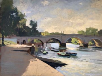 Early light, Richmond Bridge